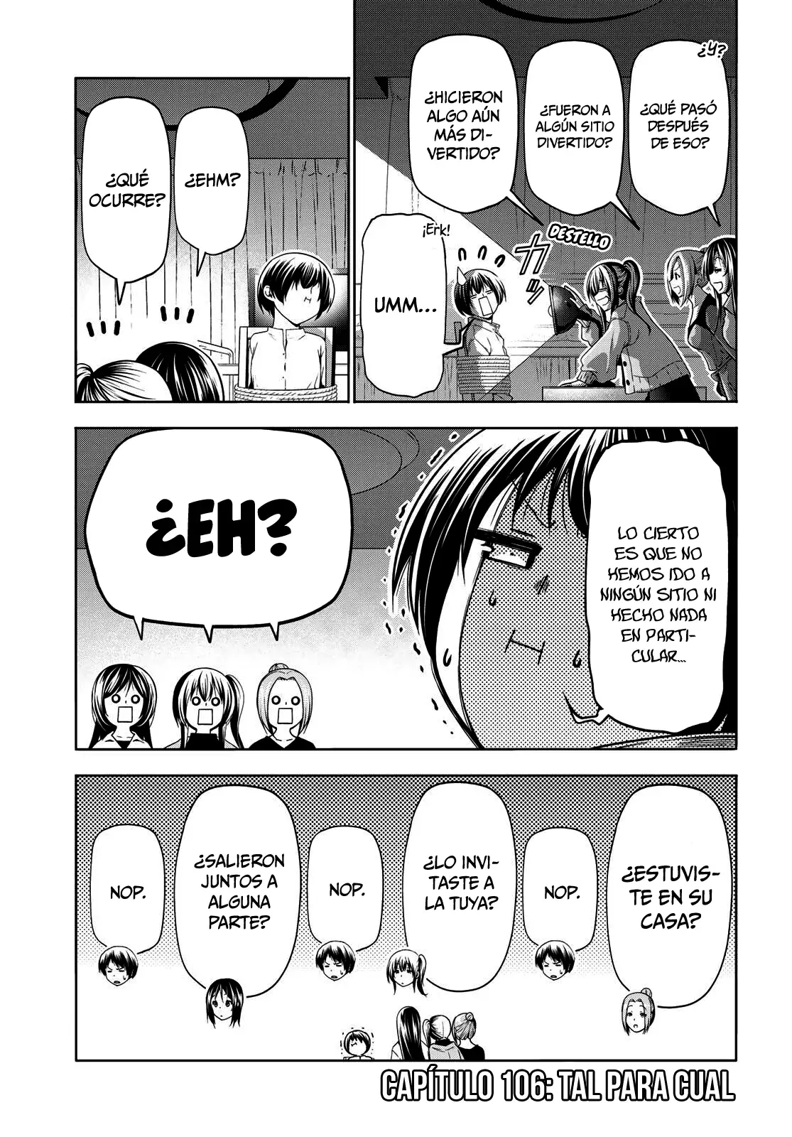 Grand Blue Capítulo 106 - Página 4 en español