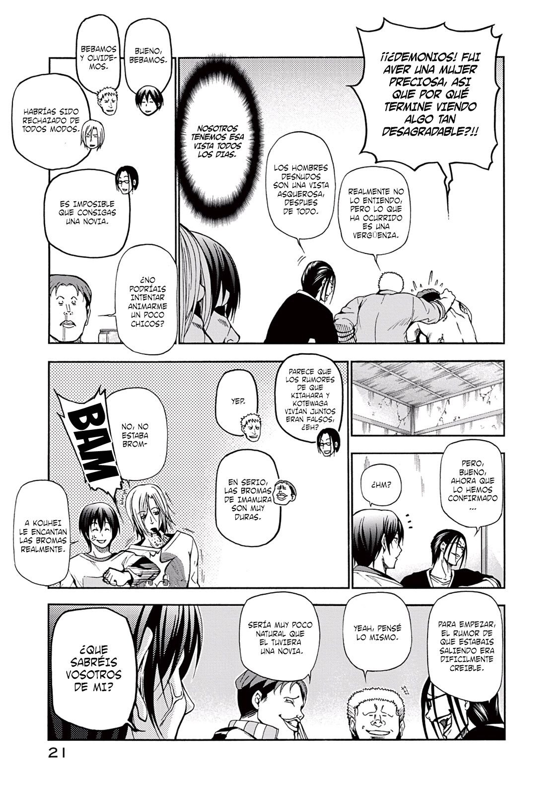 Grand Blue Capítulo 13 - Página 22 en español
