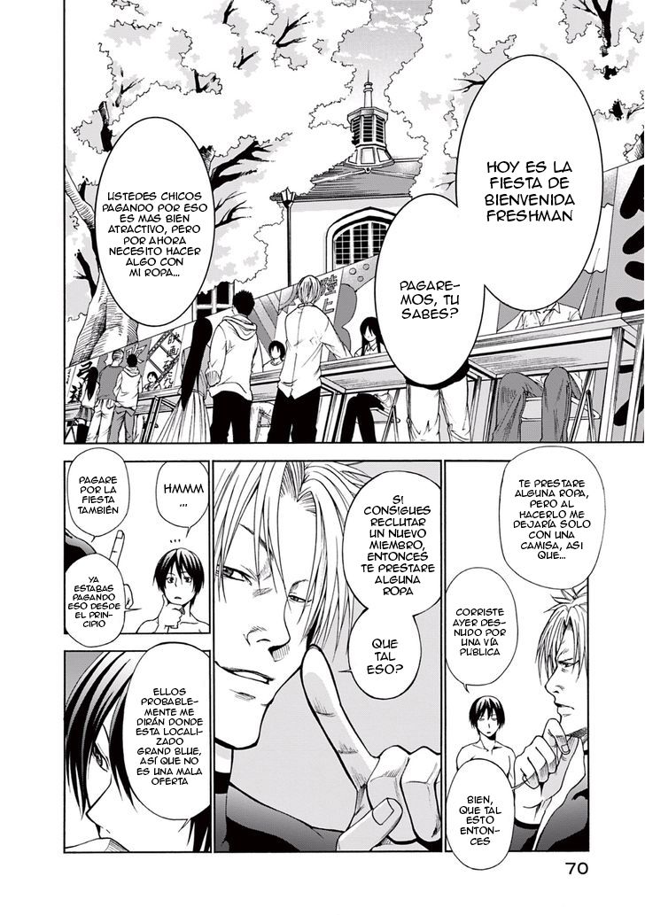 Grand Blue Capítulo 2 - Página 19 en español