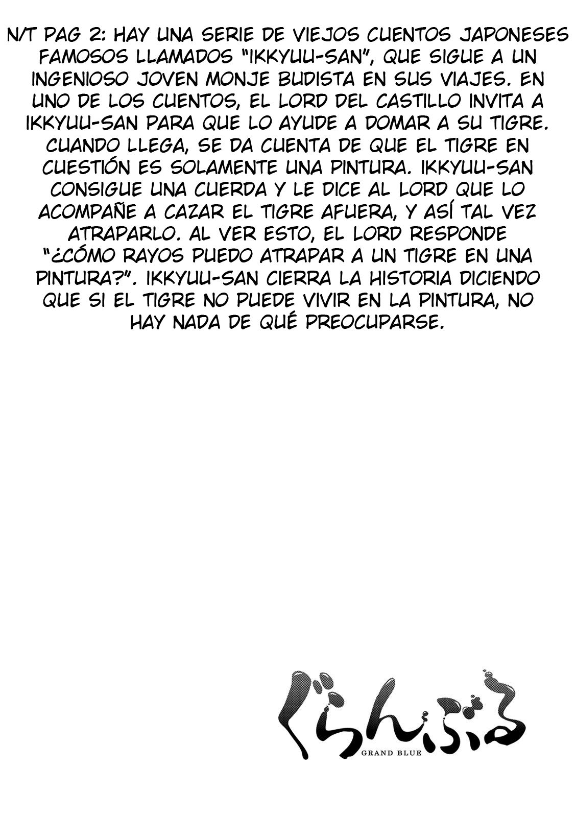 Grand Blue Capítulo 21 - Página 46 en español
