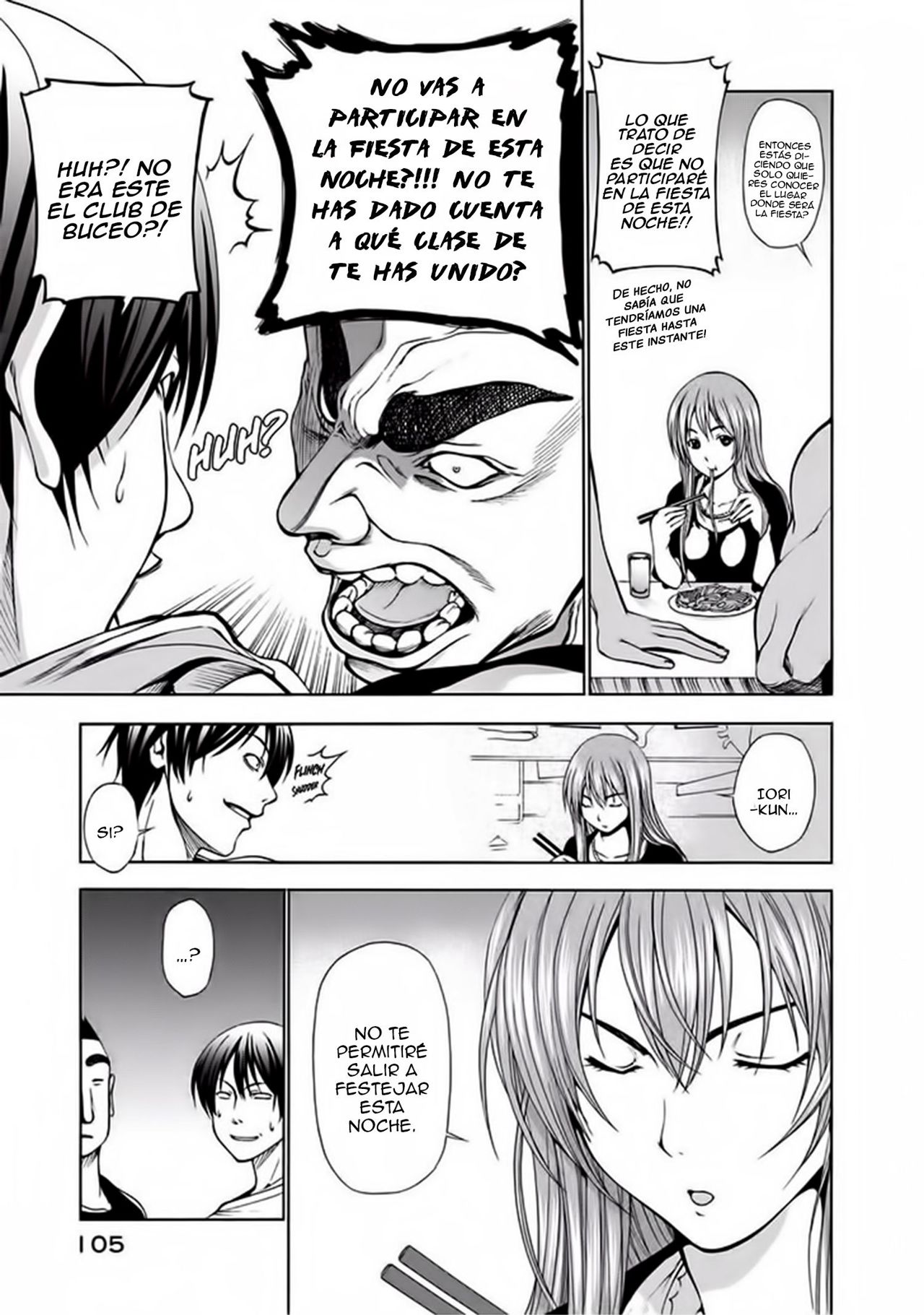 Grand Blue Capítulo 3 - Página 8 en español