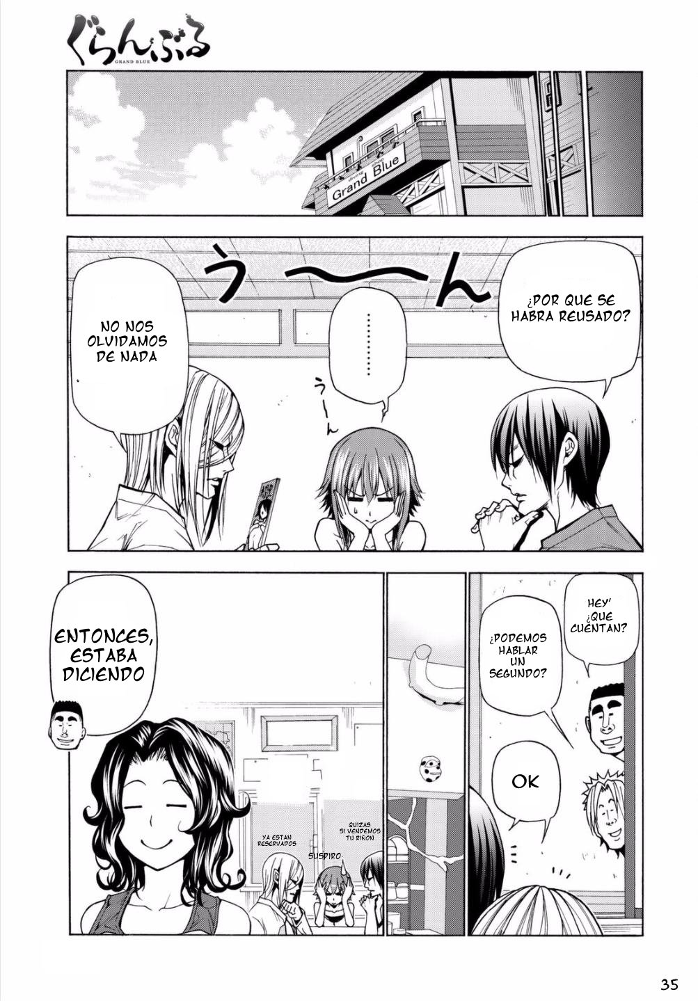 Grand Blue Capítulo 39 - Página 36 en español
