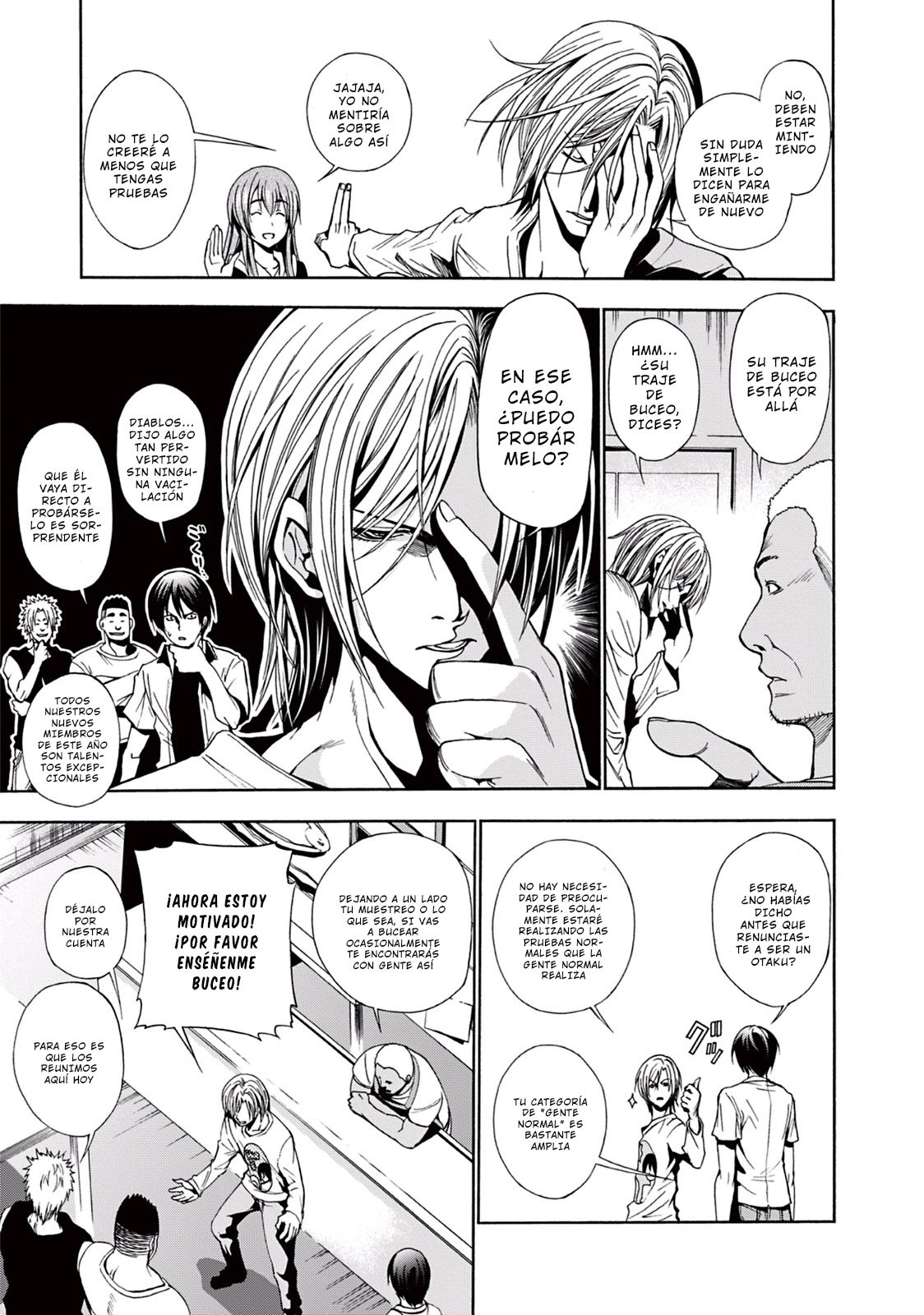 Grand Blue Capítulo 4 - Página 8 en español