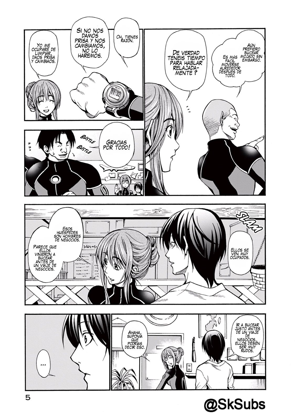 Grand Blue Capítulo 5 - Página 5 en español