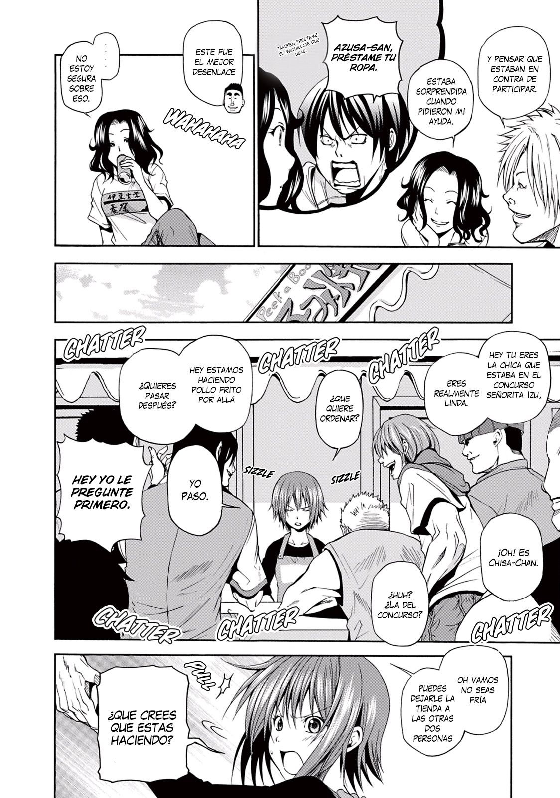 Grand Blue Capítulo 8 - Página 35 en español