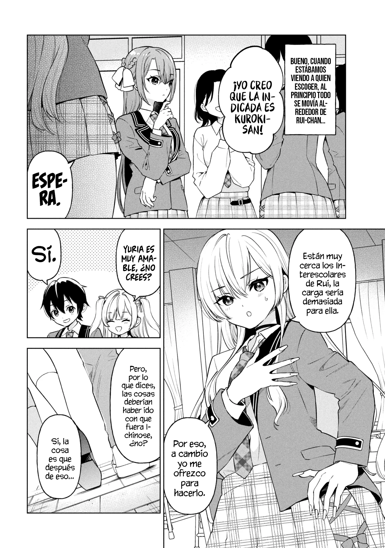 Soy un chico introvertido y, tras un cambio de asientos, terminé rodeado de chicas clase S y así comenzó nuestra relación secreta. Capítulo 8 - Página 15 en español