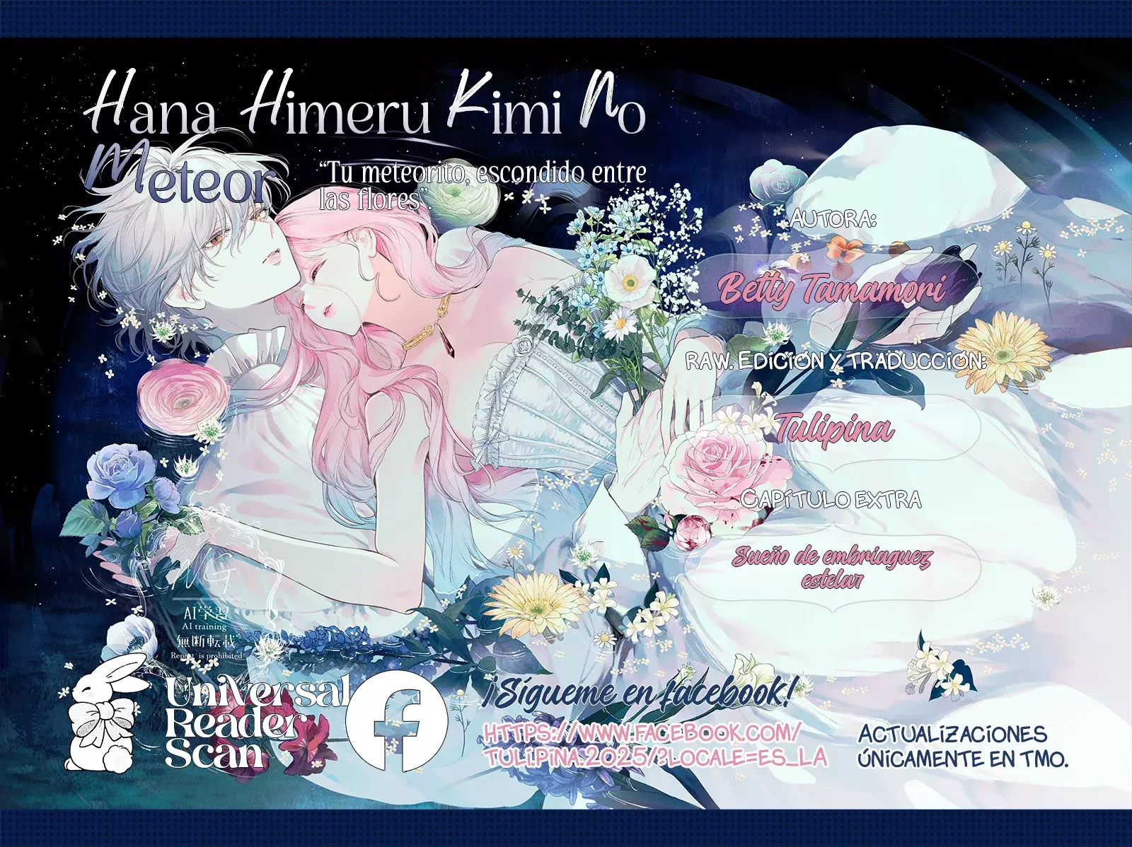 Hana himeru kimi no meteor Capítulo 31.01 - Página 12 en español