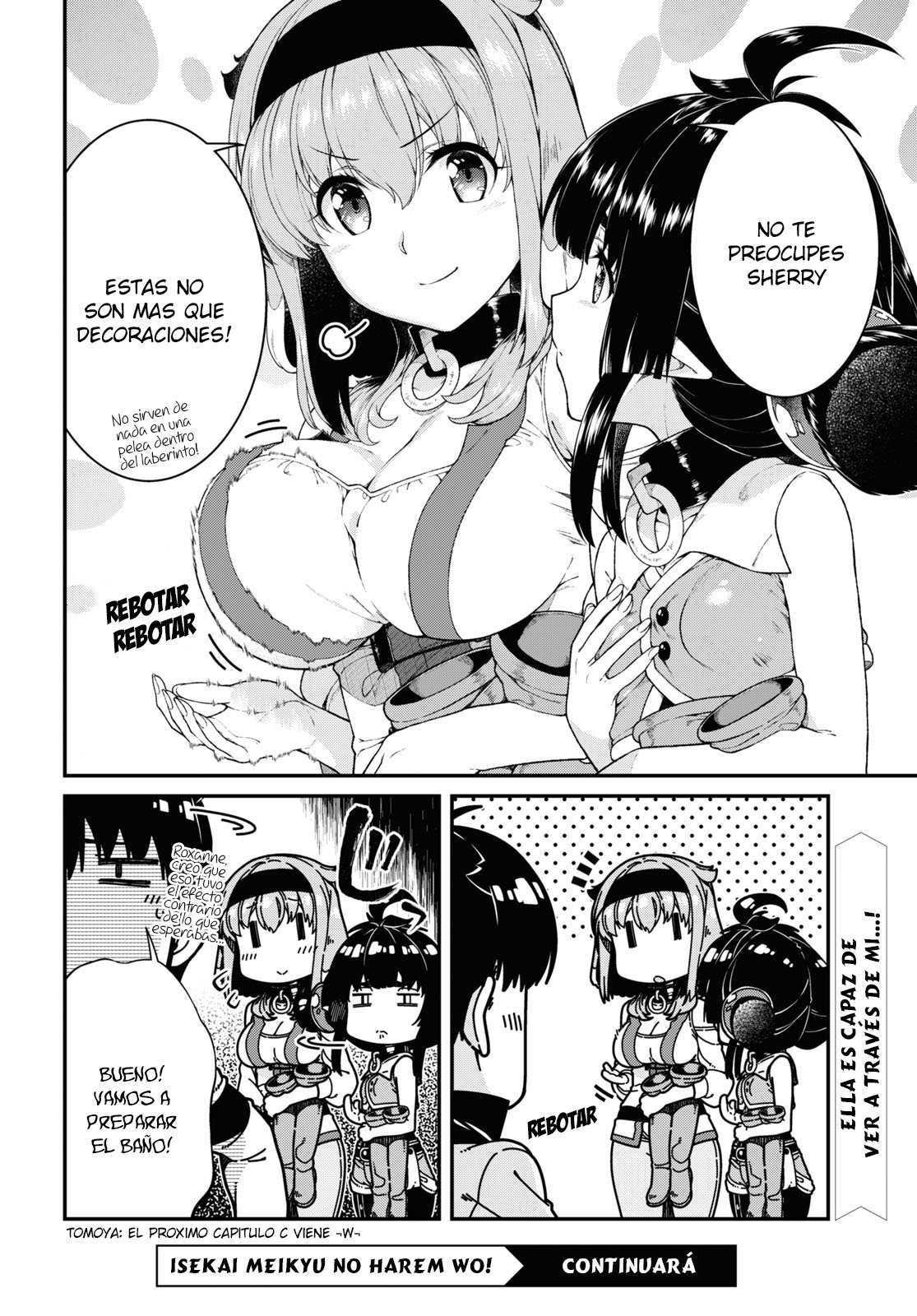 Isekai Meikyuu de Dorei Harem wo Capítulo 16.3 - Página 9 en español