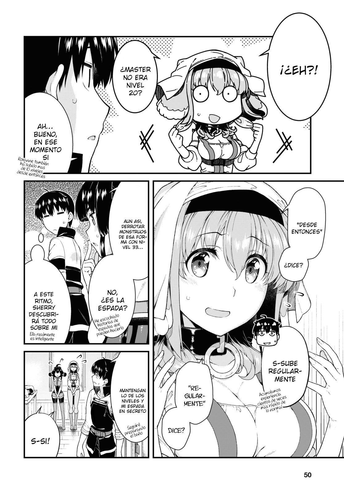 Isekai Meikyuu de Dorei Harem wo Capítulo 17.2 - Página 5 en español