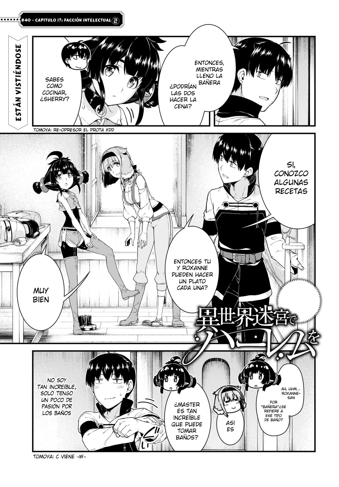Isekai Meikyuu de Dorei Harem wo Capítulo 17 - Página 3 en español
