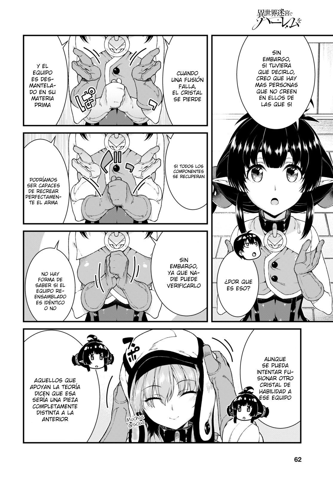 Isekai Meikyuu de Dorei Harem wo Capítulo 17 - Página 8 en español