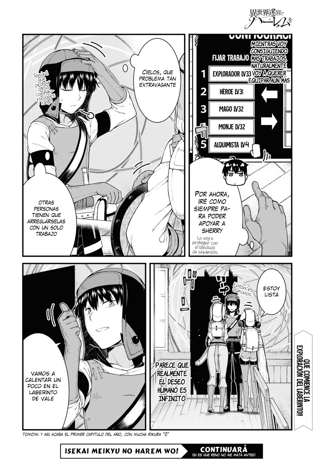 Isekai Meikyuu de Dorei Harem wo Capítulo 19 - Página 22 en español