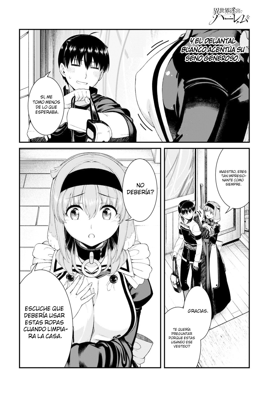Isekai Meikyuu de Dorei Harem wo Capítulo 22.3 - Página 4 en español