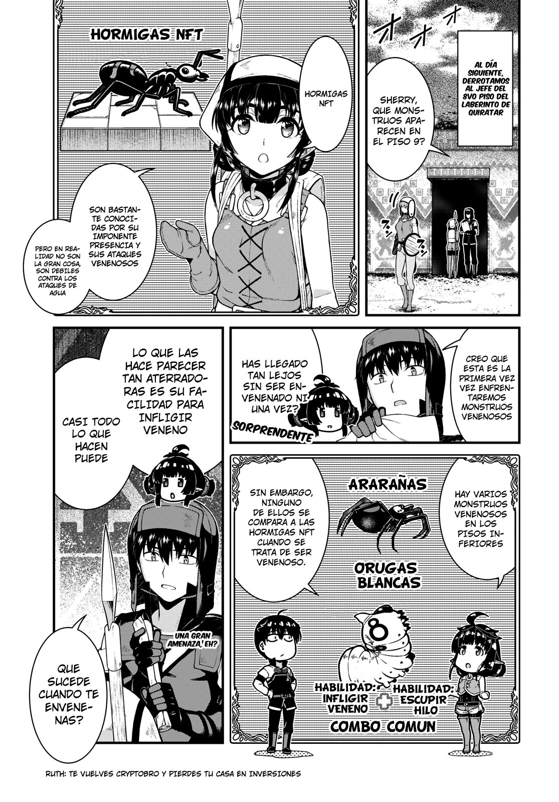 Isekai Meikyuu de Dorei Harem wo Capítulo 23.2 - Página 5 en español