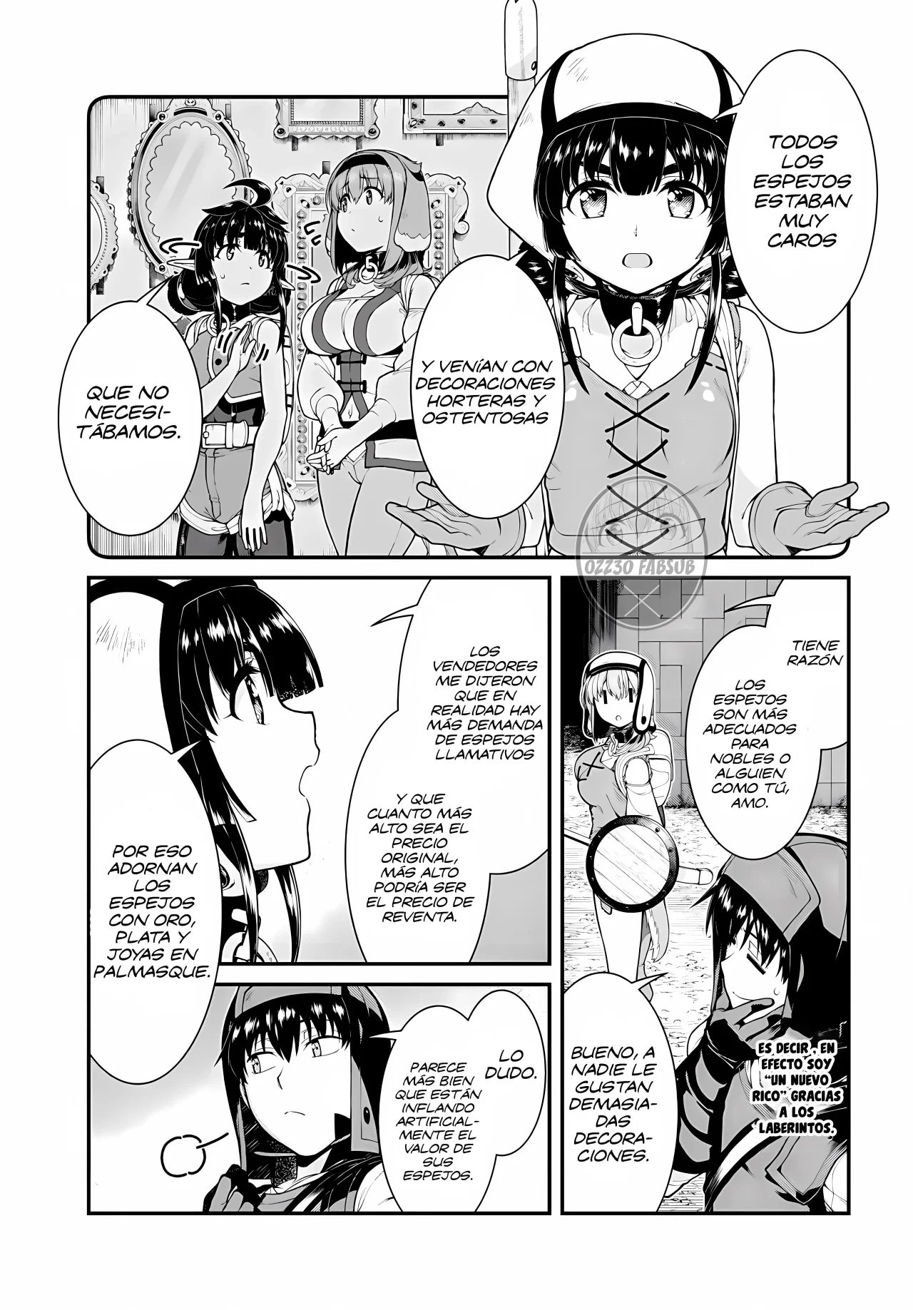 Isekai Meikyuu de Dorei Harem wo Capítulo 24.1 - Página 10 en español