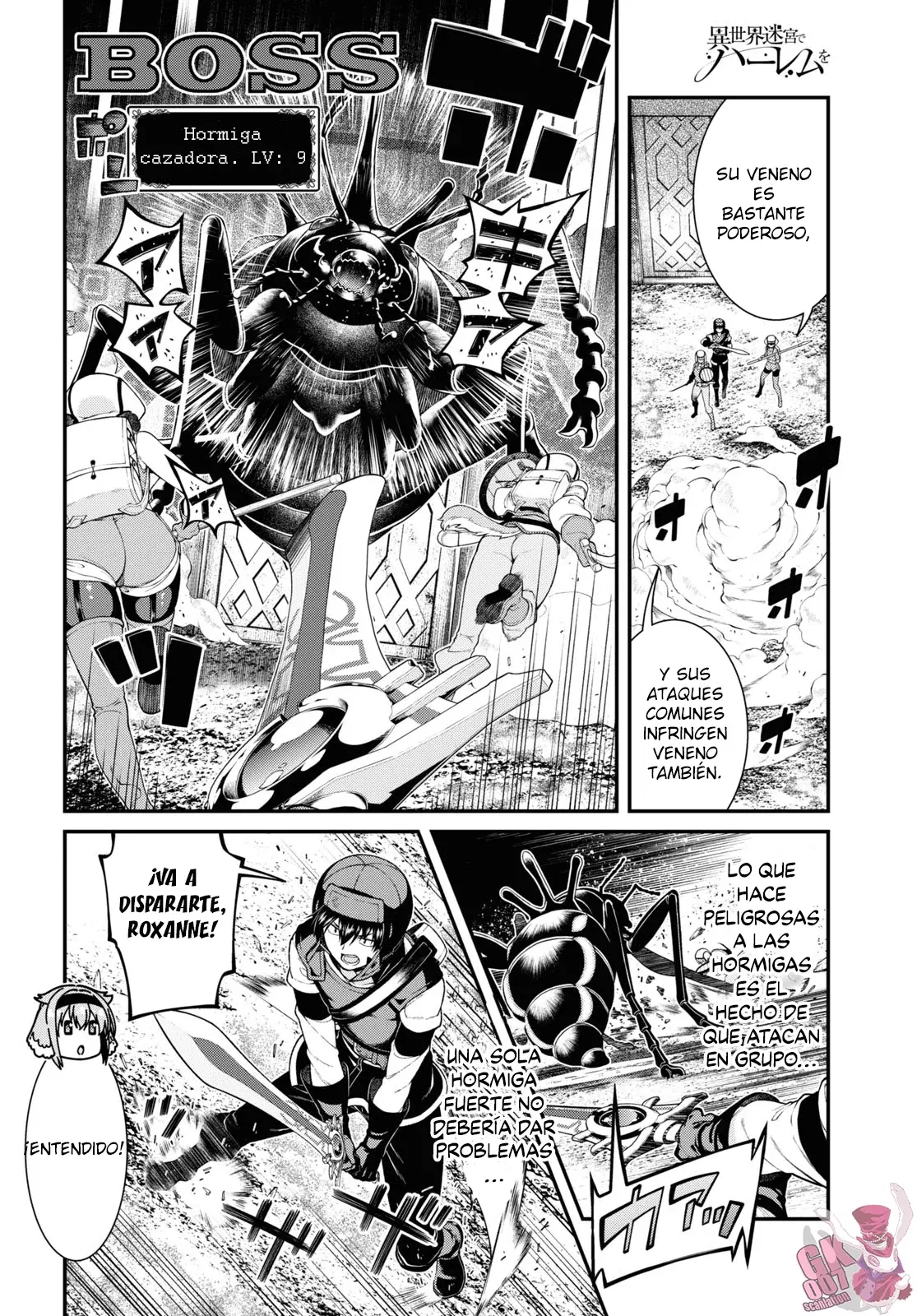 Isekai Meikyuu de Dorei Harem wo Capítulo 24.2 - Página 8 en español