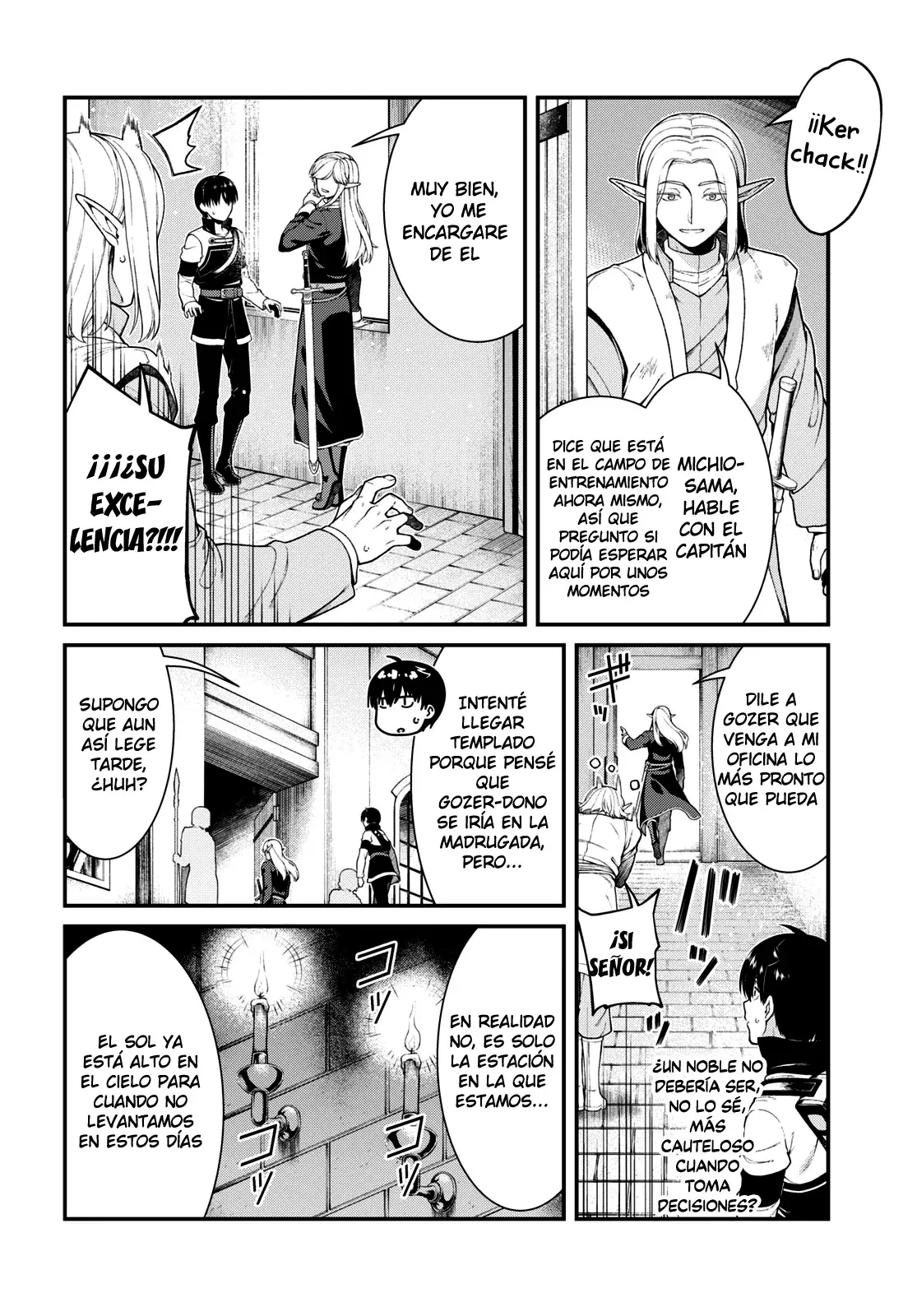 Isekai Meikyuu de Dorei Harem wo Capítulo 24.3 - Página 4 en español