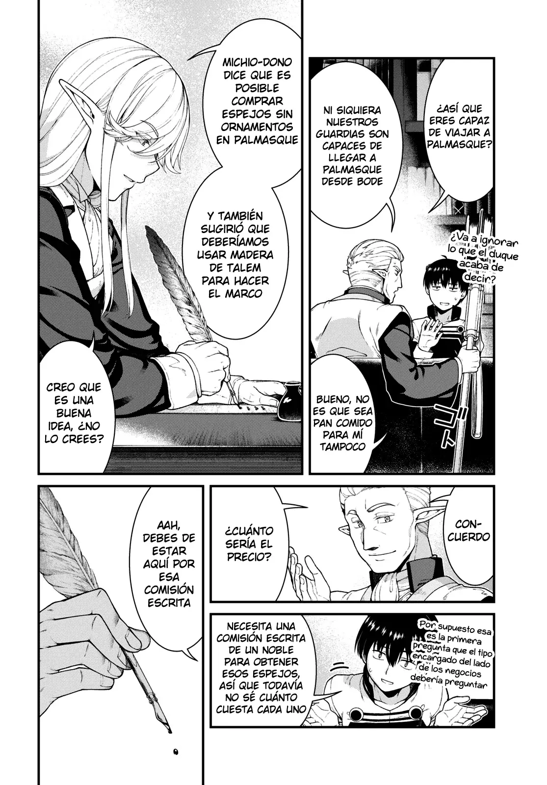 Isekai Meikyuu de Dorei Harem wo Capítulo 24.3 - Página 8 en español