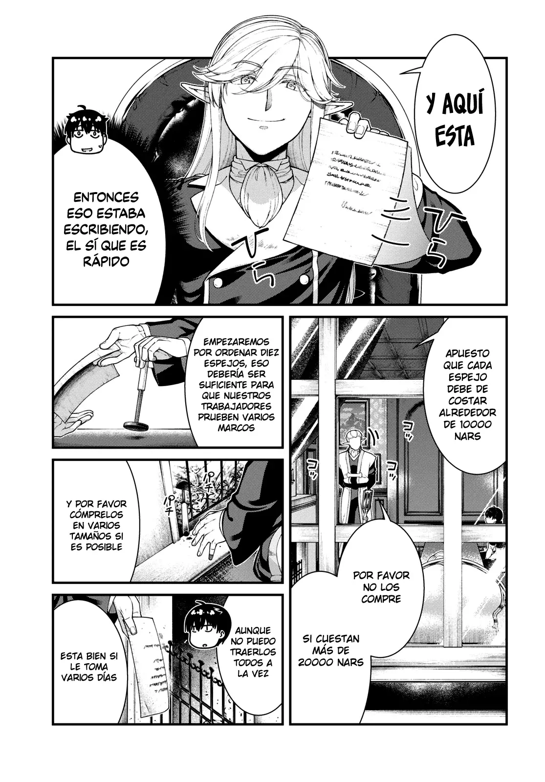 Isekai Meikyuu de Dorei Harem wo Capítulo 24.3 - Página 9 en español