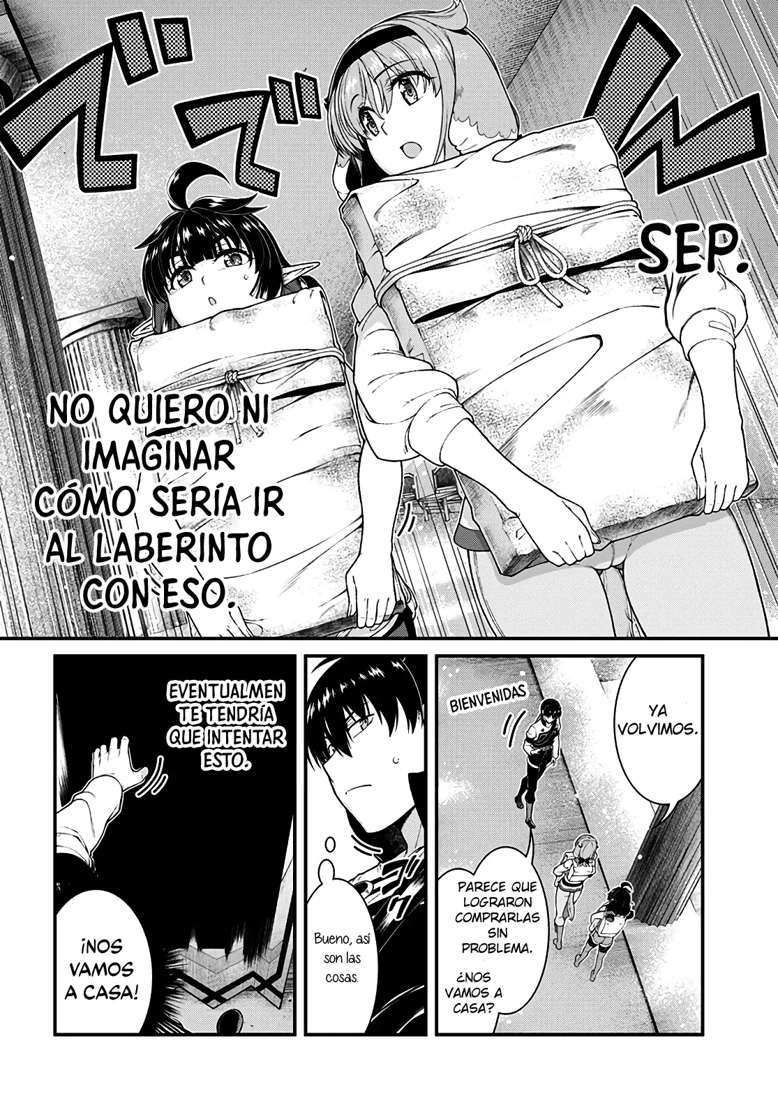 Isekai Meikyuu de Dorei Harem wo Capítulo 24.4 - Página 10 en español