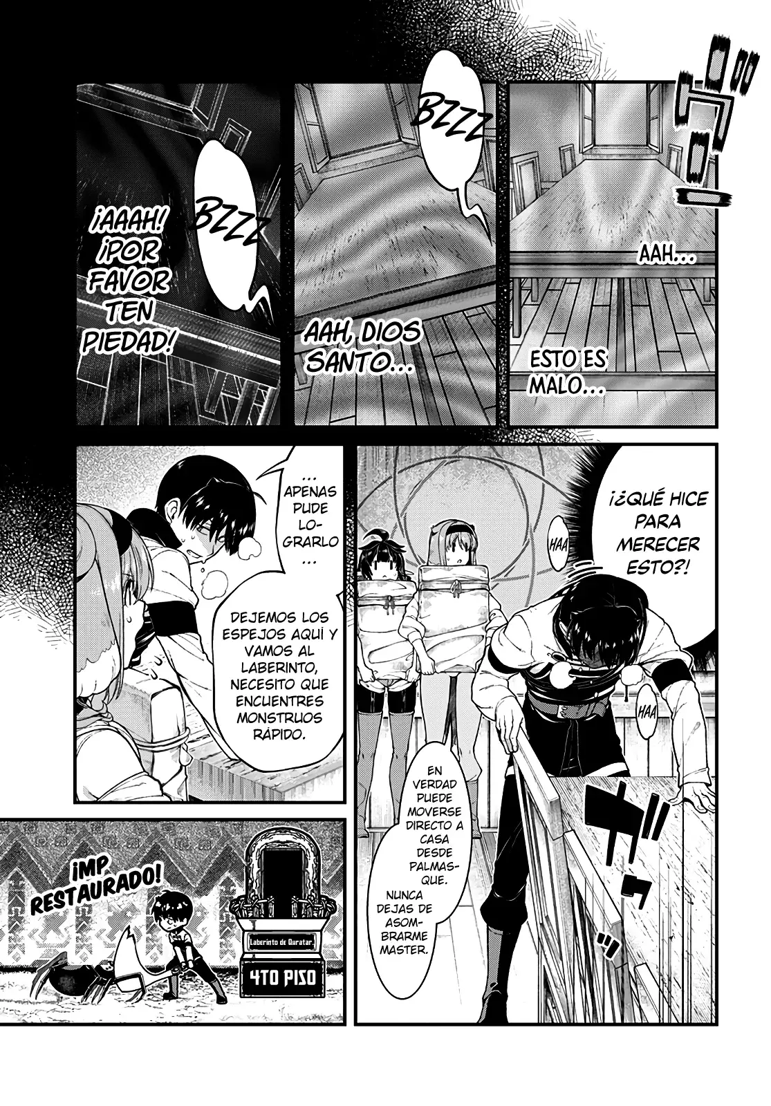 Isekai Meikyuu de Dorei Harem wo Capítulo 24.4 - Página 11 en español