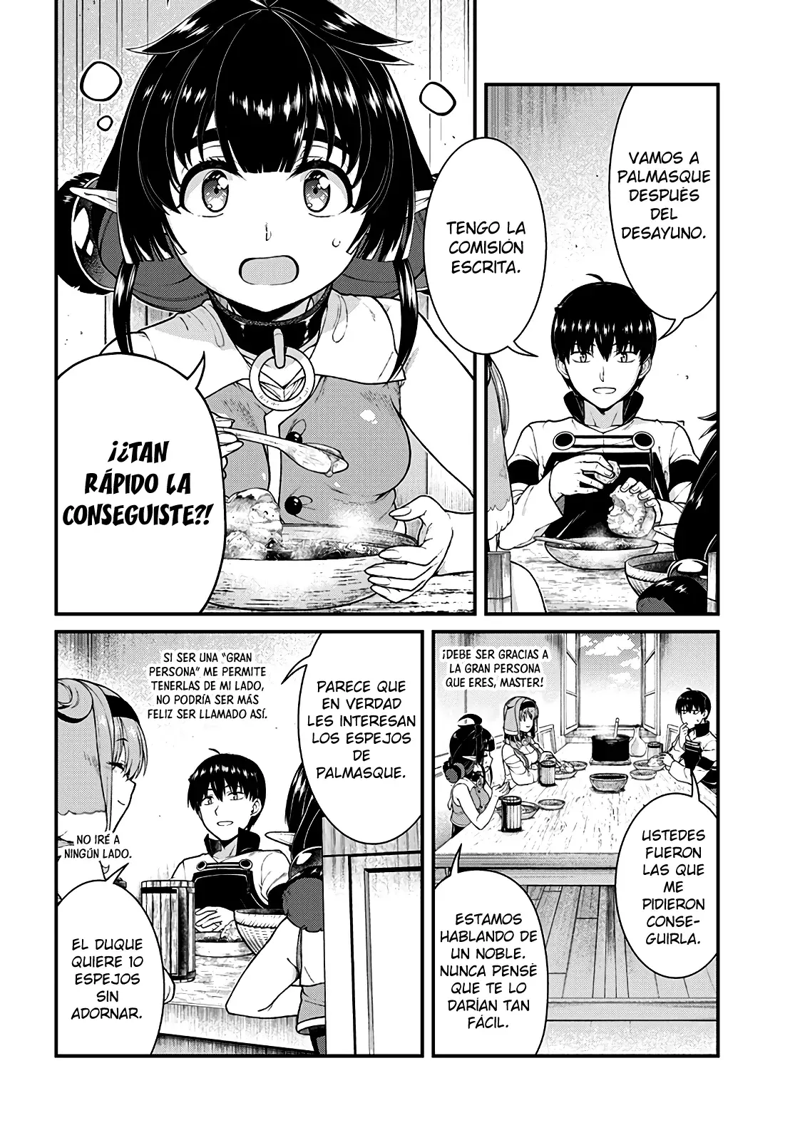 Isekai Meikyuu de Dorei Harem wo Capítulo 24.4 - Página 6 en español