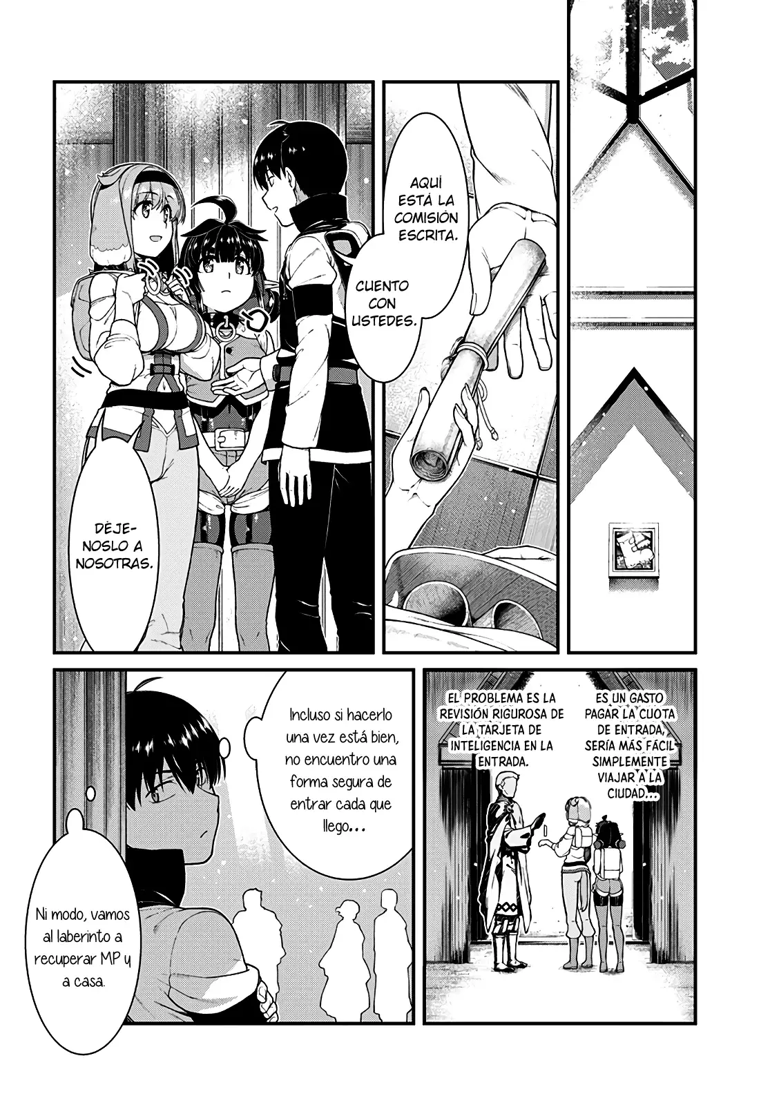 Isekai Meikyuu de Dorei Harem wo Capítulo 24.4 - Página 8 en español
