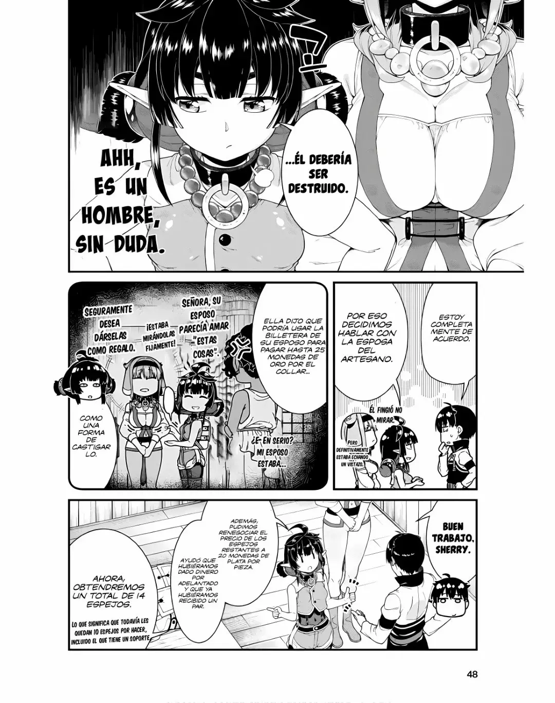 Isekai Meikyuu de Dorei Harem wo Capítulo 24.6 - Página 13 en español