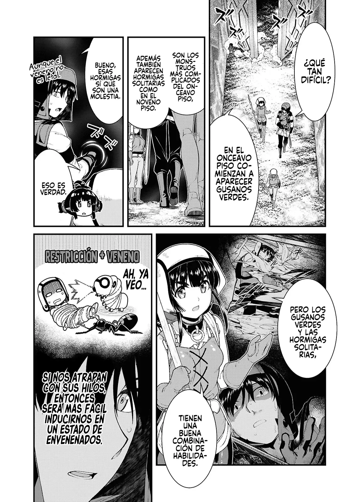 Isekai Meikyuu de Dorei Harem wo Capítulo 25.1 - Página 6 en español