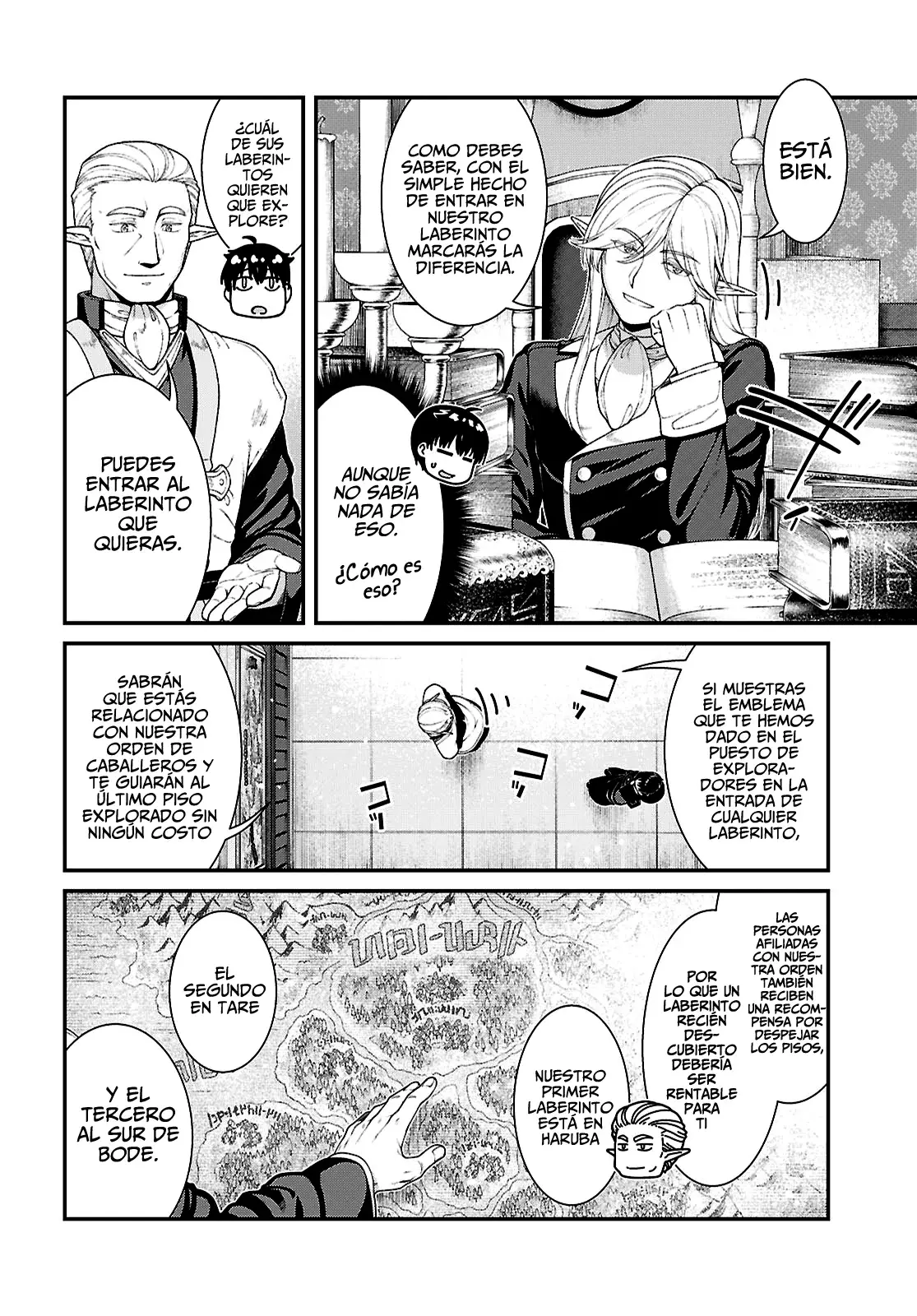 Isekai Meikyuu de Dorei Harem wo Capítulo 25.4 - Página 3 en español