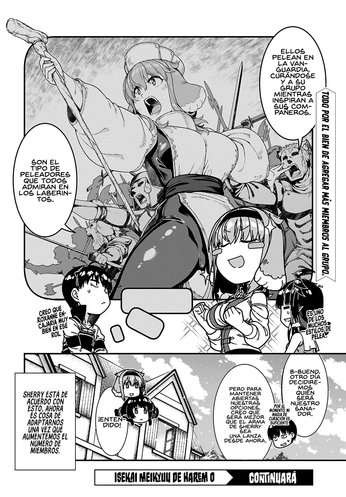 Isekai Meikyuu de Dorei Harem wo Capítulo 26.3 - Página 11 en español