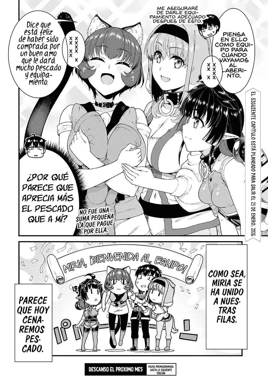 Isekai Meikyuu de Dorei Harem wo Capítulo 28.6 - Página 12 en español