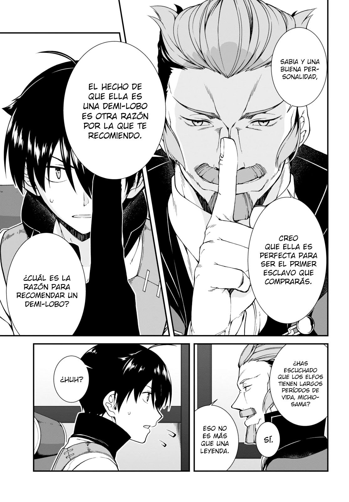 Isekai Meikyuu de Dorei Harem wo Capítulo 3.2 - Página 10 en español