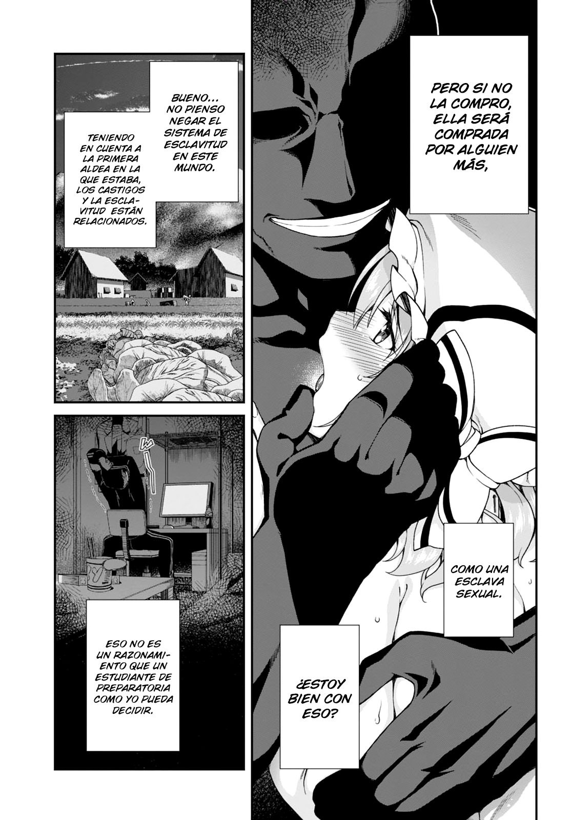 Isekai Meikyuu de Dorei Harem wo Capítulo 3.2 - Página 18 en español