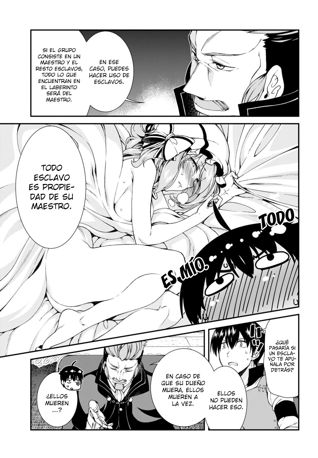 Isekai Meikyuu de Dorei Harem wo Capítulo 3.2 - Página 6 en español