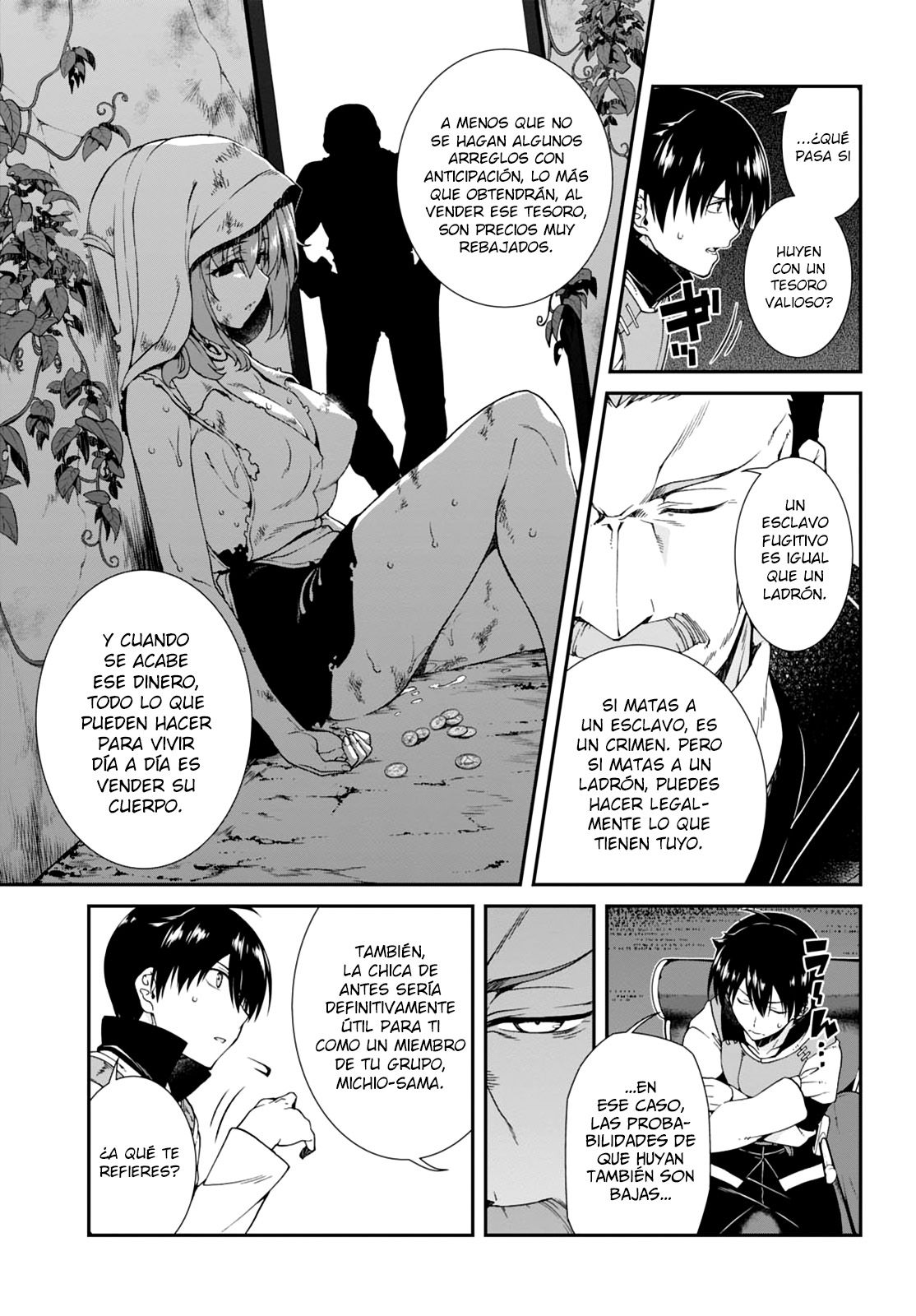 Isekai Meikyuu de Dorei Harem wo Capítulo 3.2 - Página 8 en español