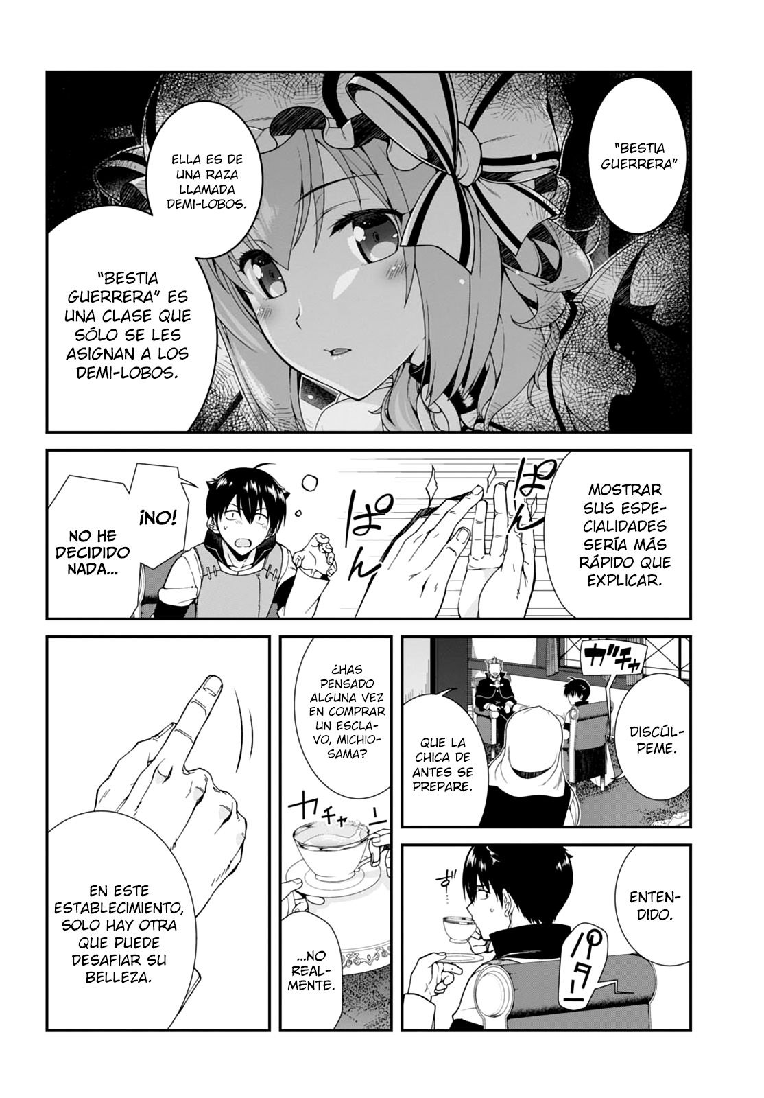 Isekai Meikyuu de Dorei Harem wo Capítulo 3.2 - Página 9 en español