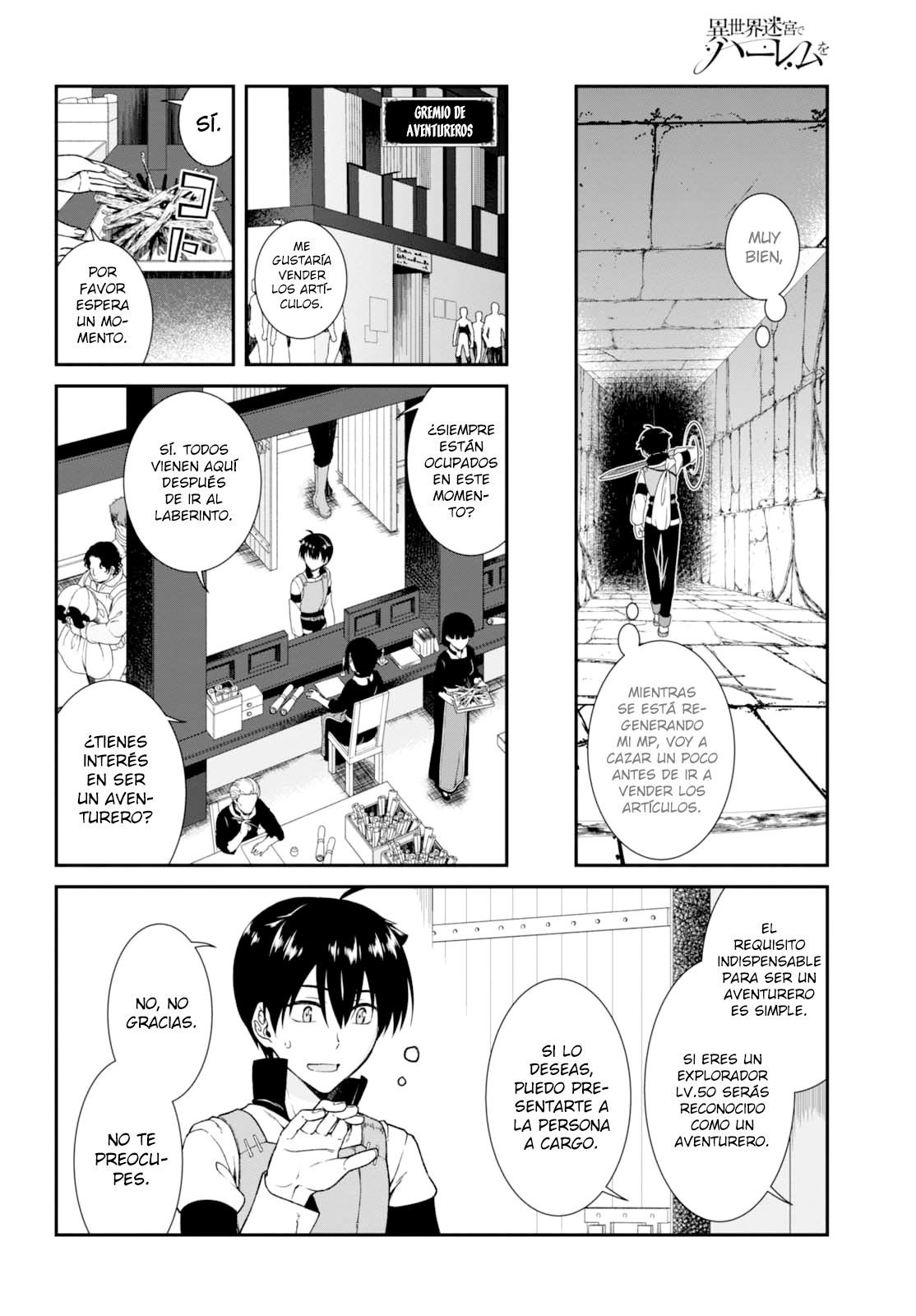 Isekai Meikyuu de Dorei Harem wo Capítulo 4 - Página 15 en español
