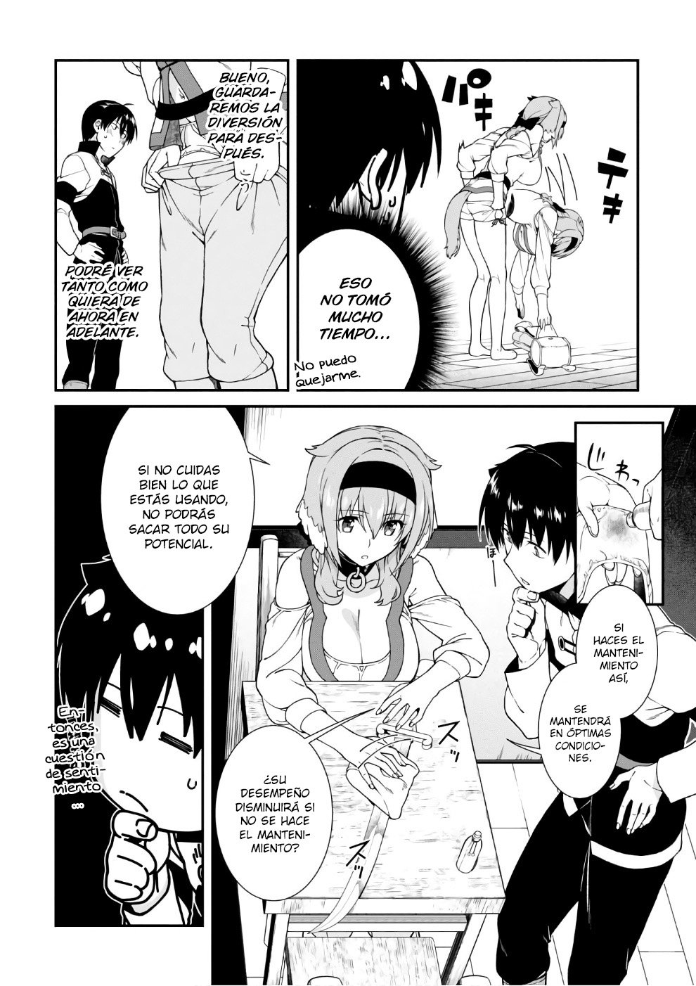 Isekai Meikyuu de Dorei Harem wo Capítulo 6.2 - Página 5 en español