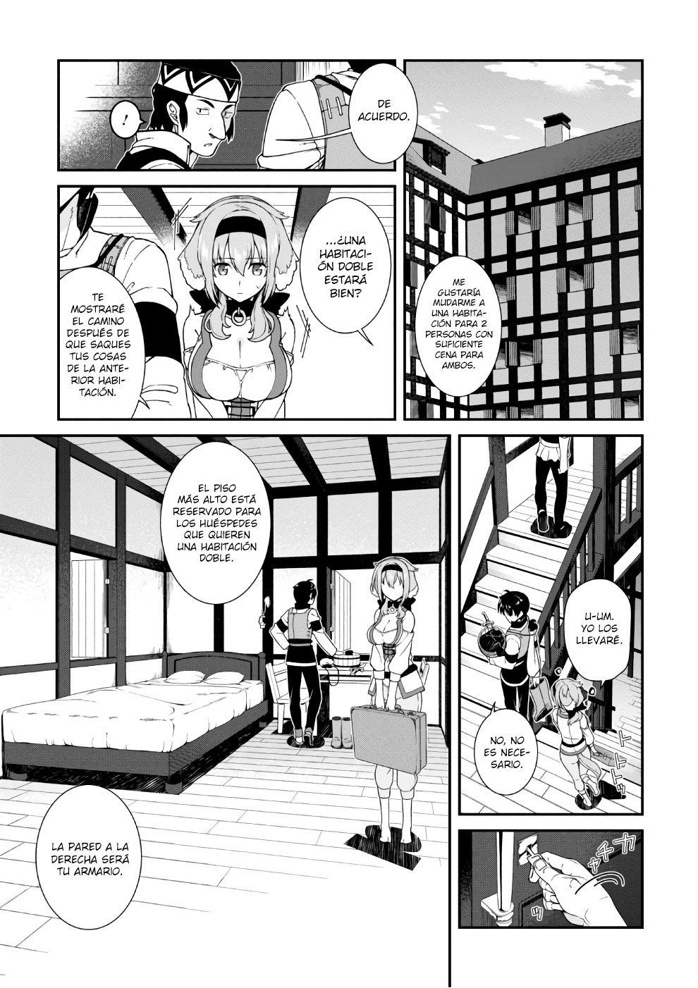 Isekai Meikyuu de Dorei Harem wo Capítulo 6 - Página 4 en español