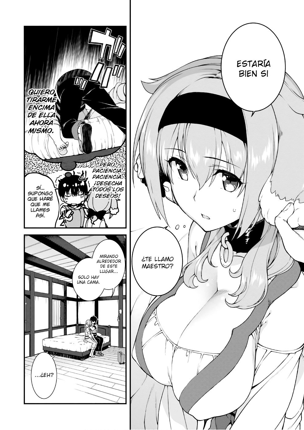 Isekai Meikyuu de Dorei Harem wo Capítulo 6 - Página 7 en español