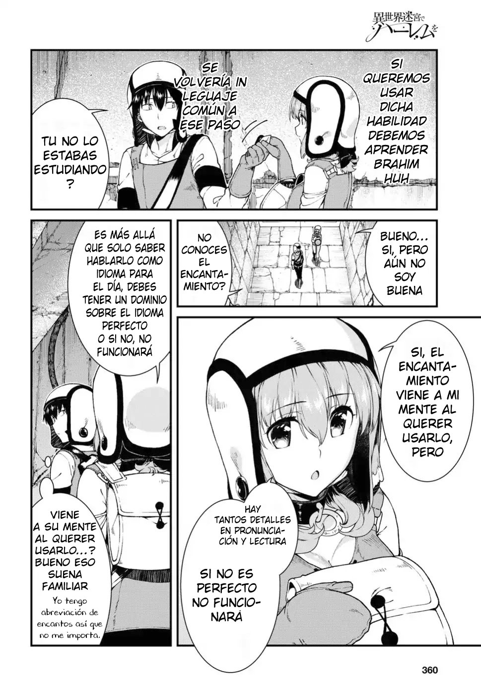 Isekai Meikyuu de Dorei Harem wo Capítulo 8.2 - Página 16 en español
