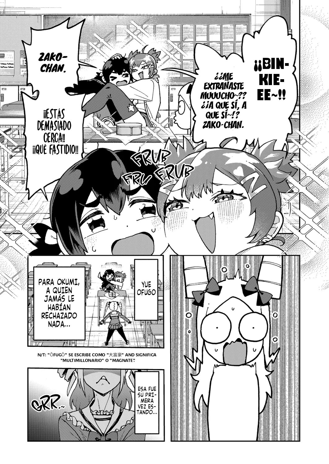 ¡Es mi primera vez! La señorita Okumi se la pasa elogiando a su amiga jodida Capítulo 4 - Página 4 en español