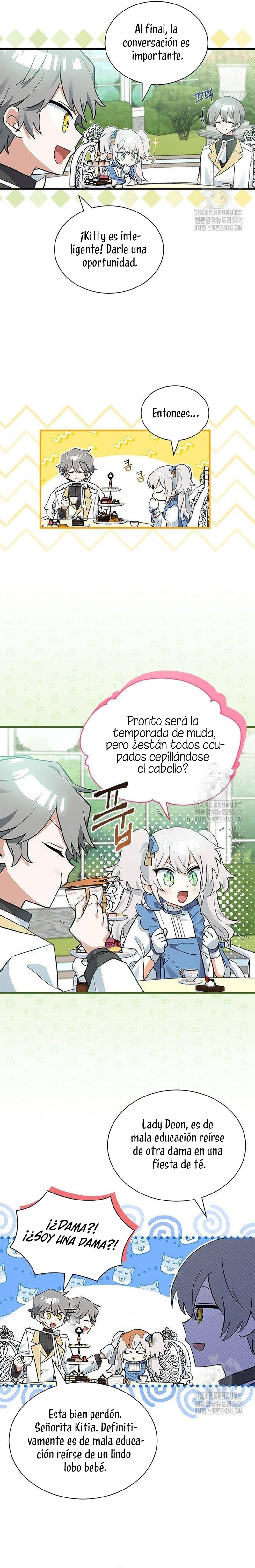 Es un gato, ¿pero fue adoptada por una familia de lobos? Capítulo 15 - Página 18 en español