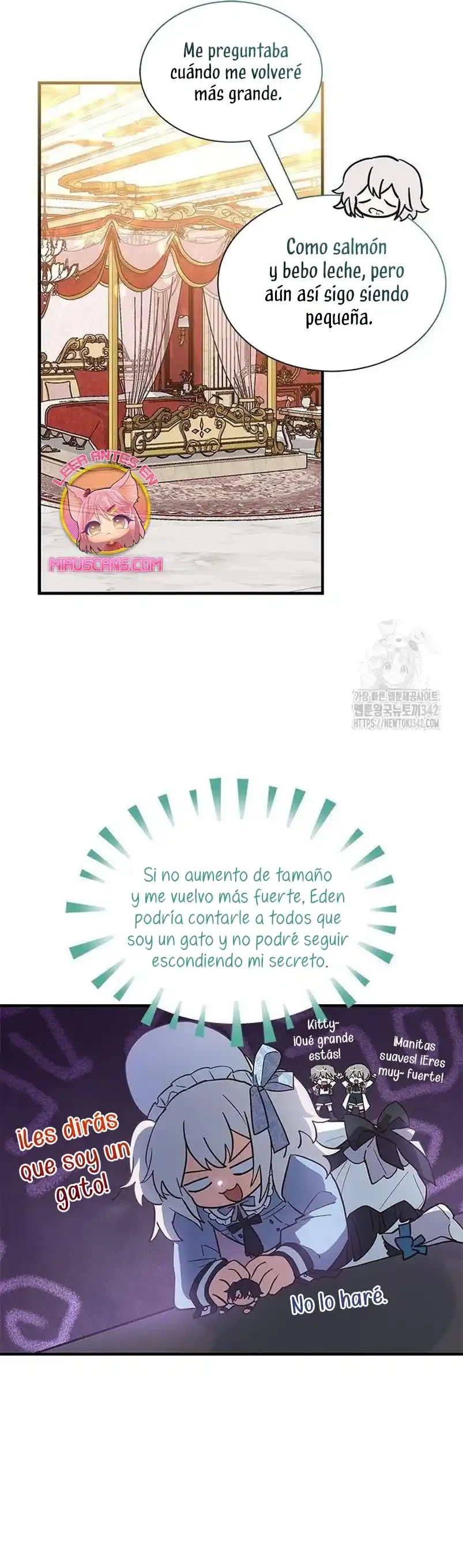 Es un gato, ¿pero fue adoptada por una familia de lobos? Capítulo 19 - Página 18 en español