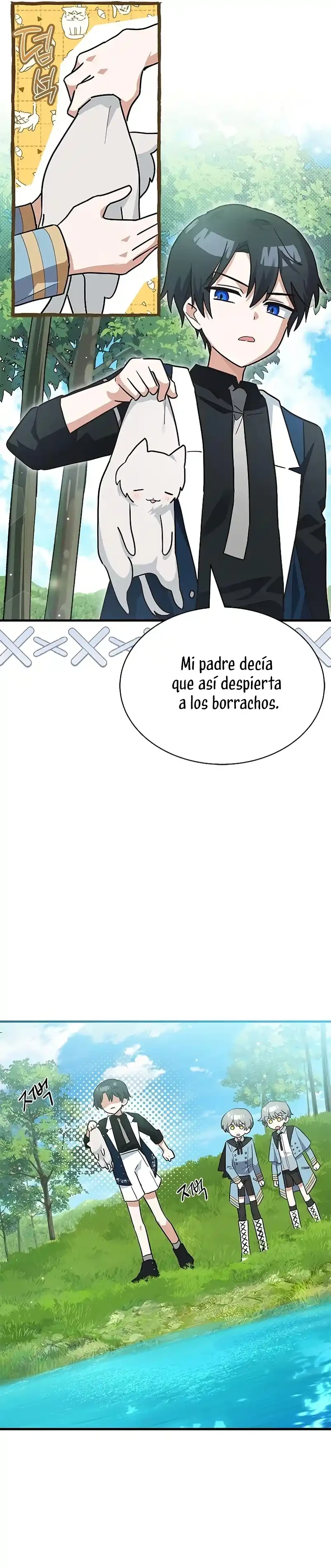 Es un gato, ¿pero fue adoptada por una familia de lobos? Capítulo 24 - Página 22 en español