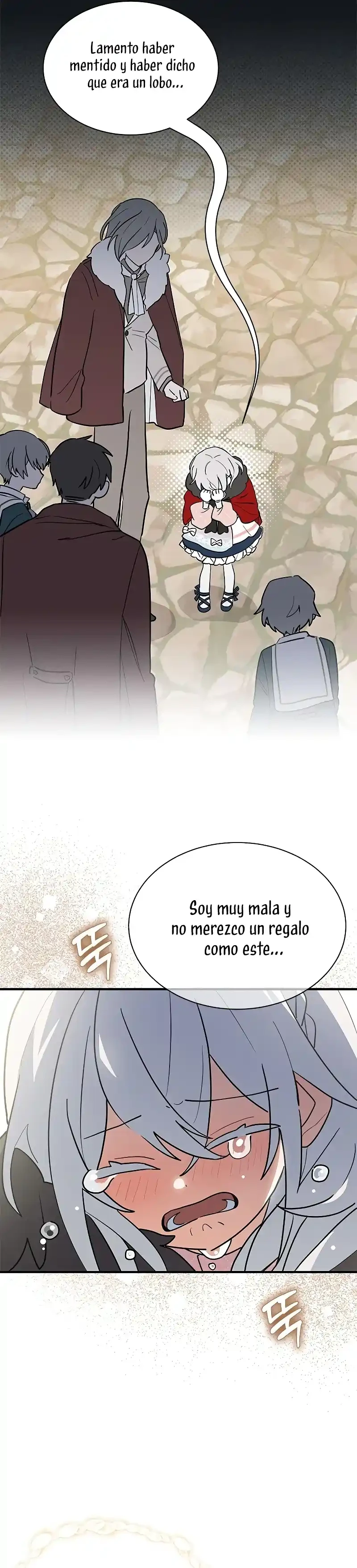 Es un gato, ¿pero fue adoptada por una familia de lobos? Capítulo 32 - Página 33 en español