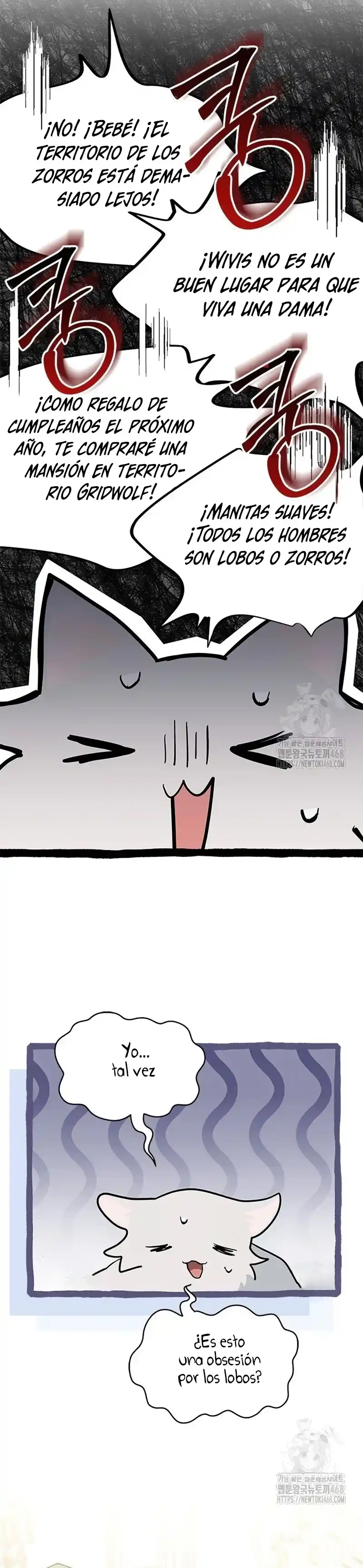 Es un gato, ¿pero fue adoptada por una familia de lobos? Capítulo 49 - Página 19 en español