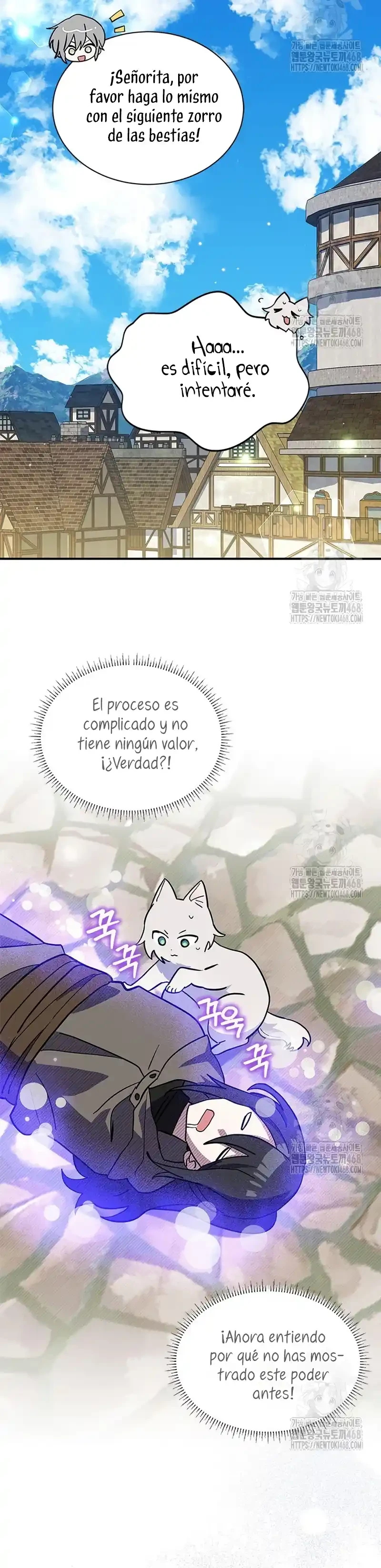 Es un gato, ¿pero fue adoptada por una familia de lobos? Capítulo 51 - Página 34 en español