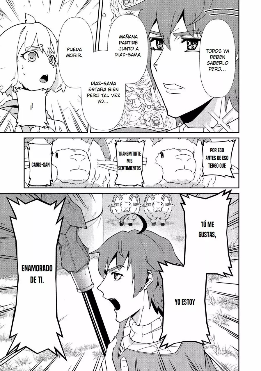 Ryoumin 0-nin Start no Henkyou Ryoushu-sama: Ao no Dias to Soukaku no Otome Capítulo 18 - Página 19 en español